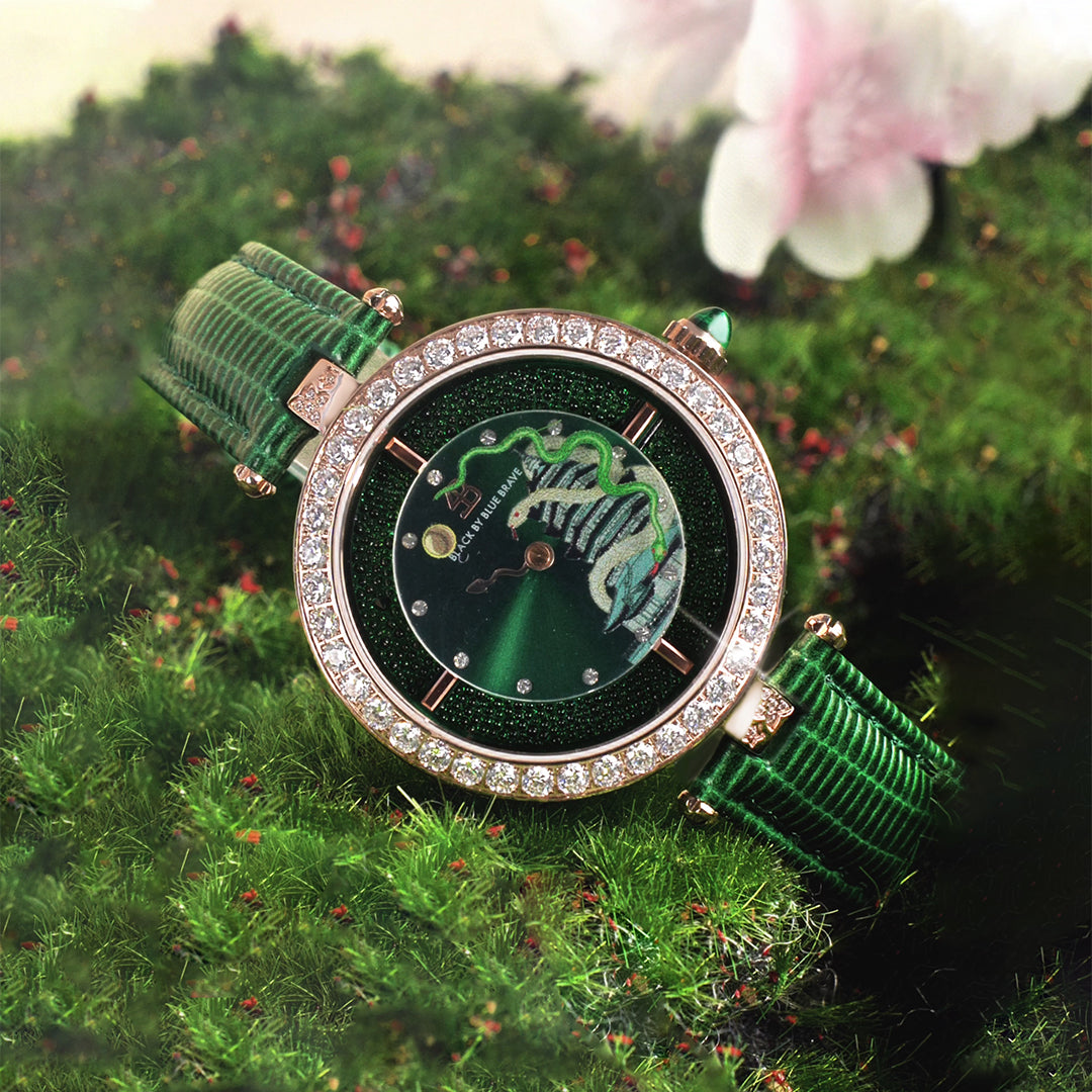 Women's Chinese Zodiac Snake Watch by 4B