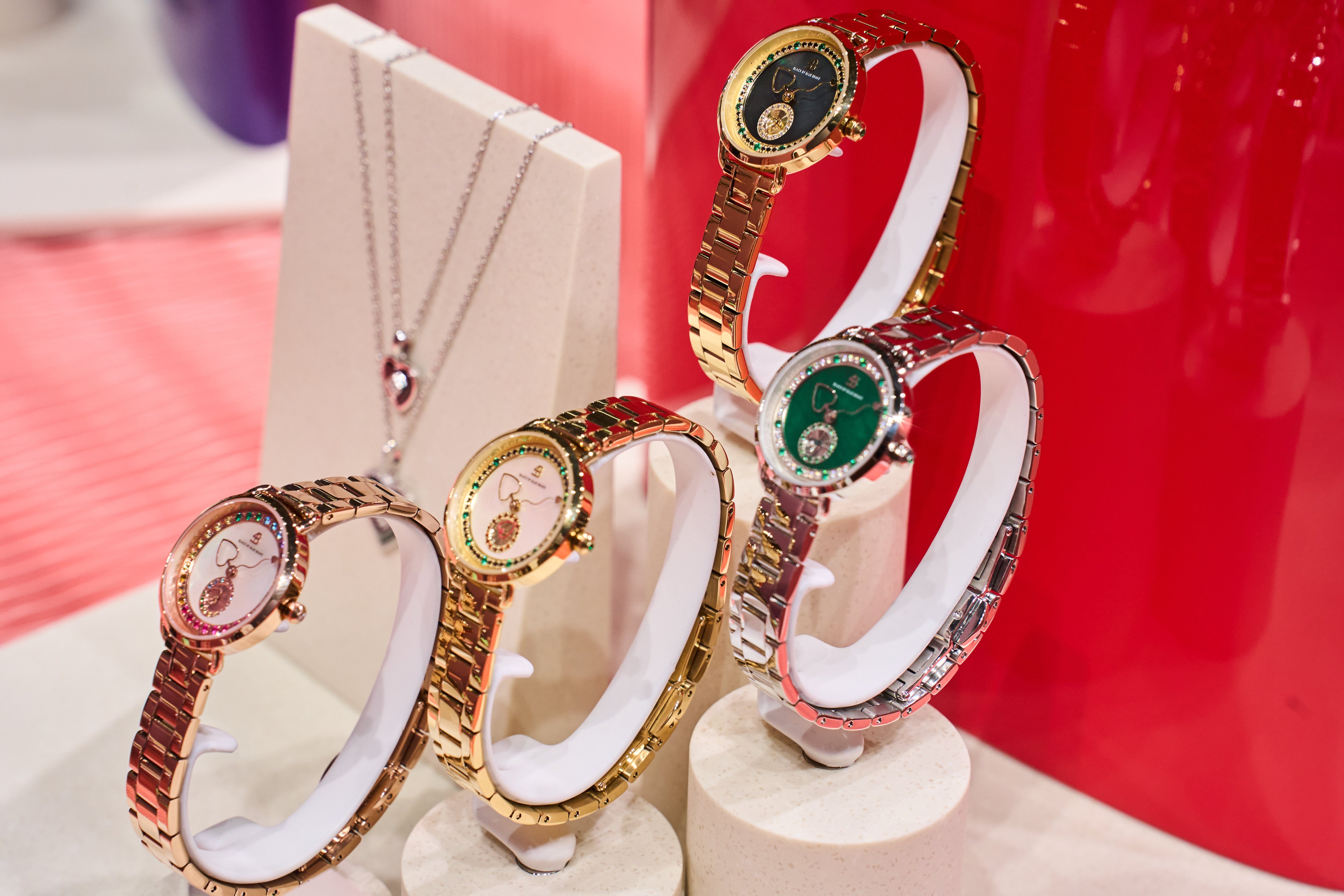 Black by Blue Brave Cupid Ladies Watch | Cupid Rose Gold Ceramic Design | Free Shipping & Warranty