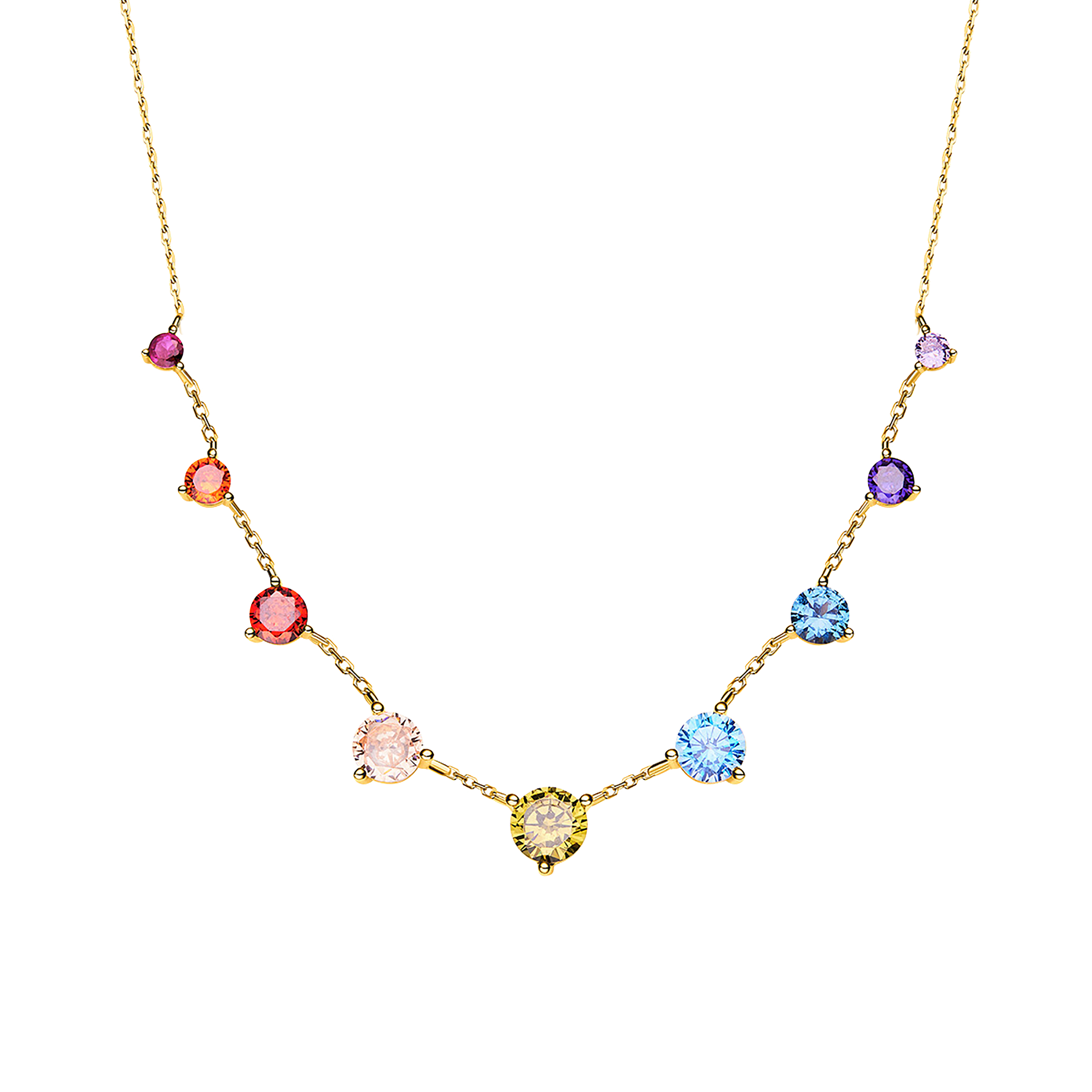 Love Wins Necklace Sterling Sliver Plating Gold 450mm