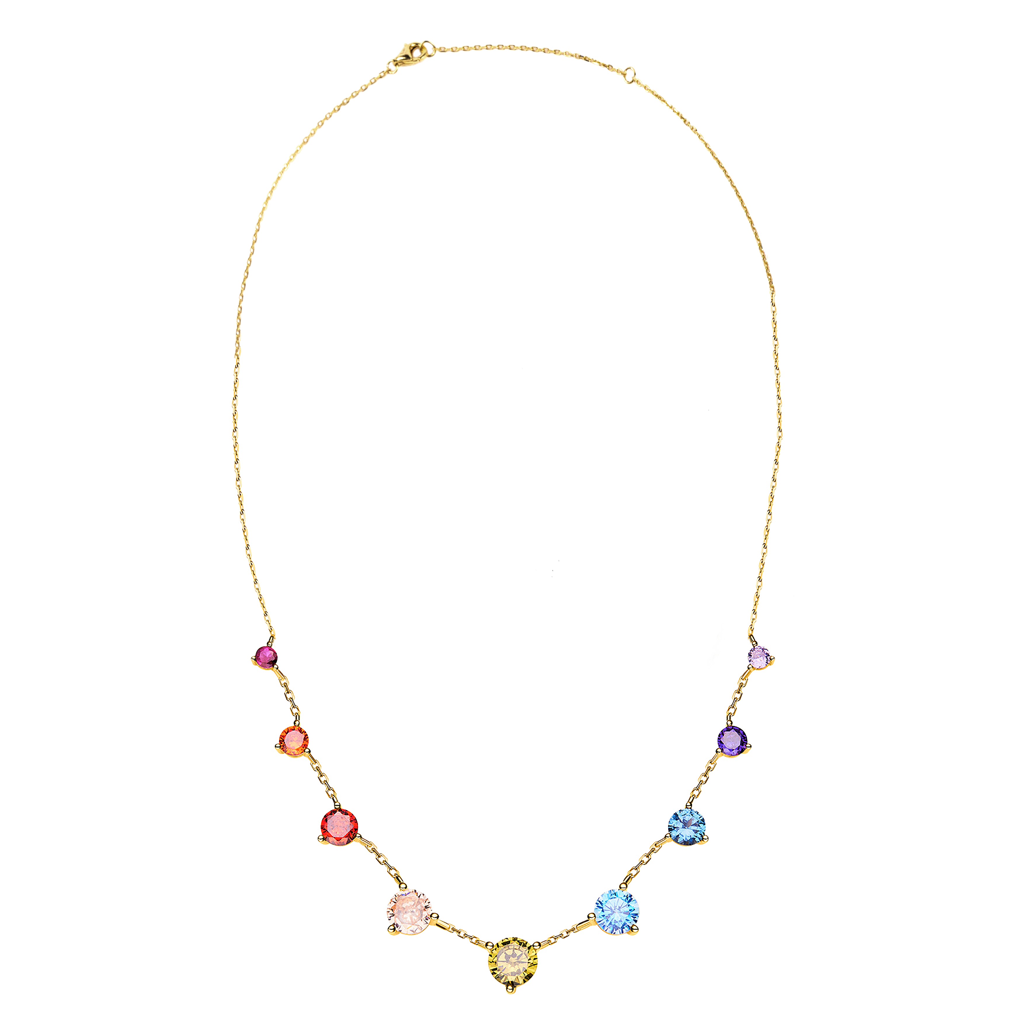 Love Wins Necklace Sterling Sliver Plating Gold 450mm