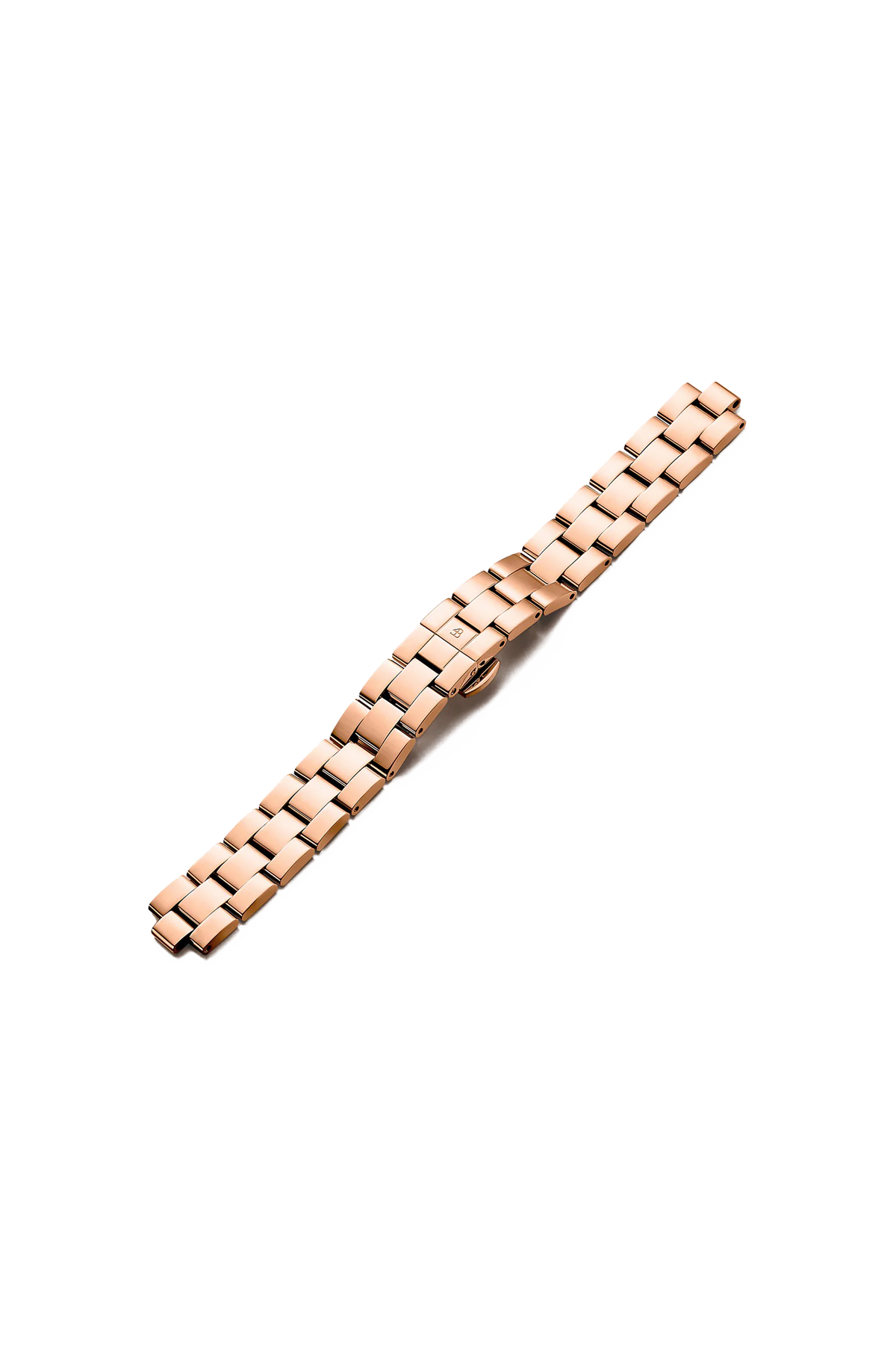 Rose Gold 3-Link Bracelet Strap (with Quick-Release Pins)