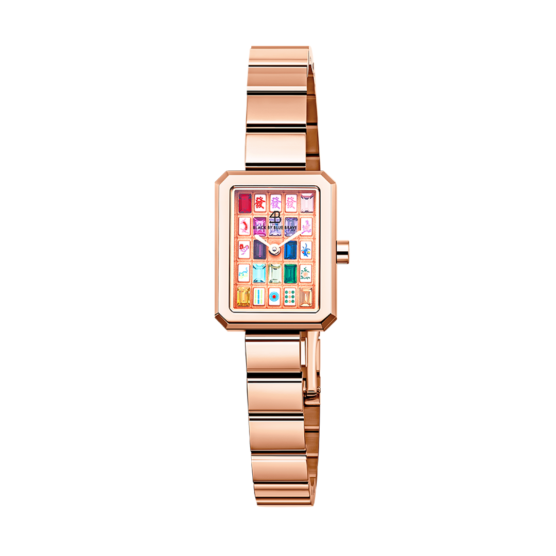 Mahjong - Rainbow Crystal Dial Women's Watch