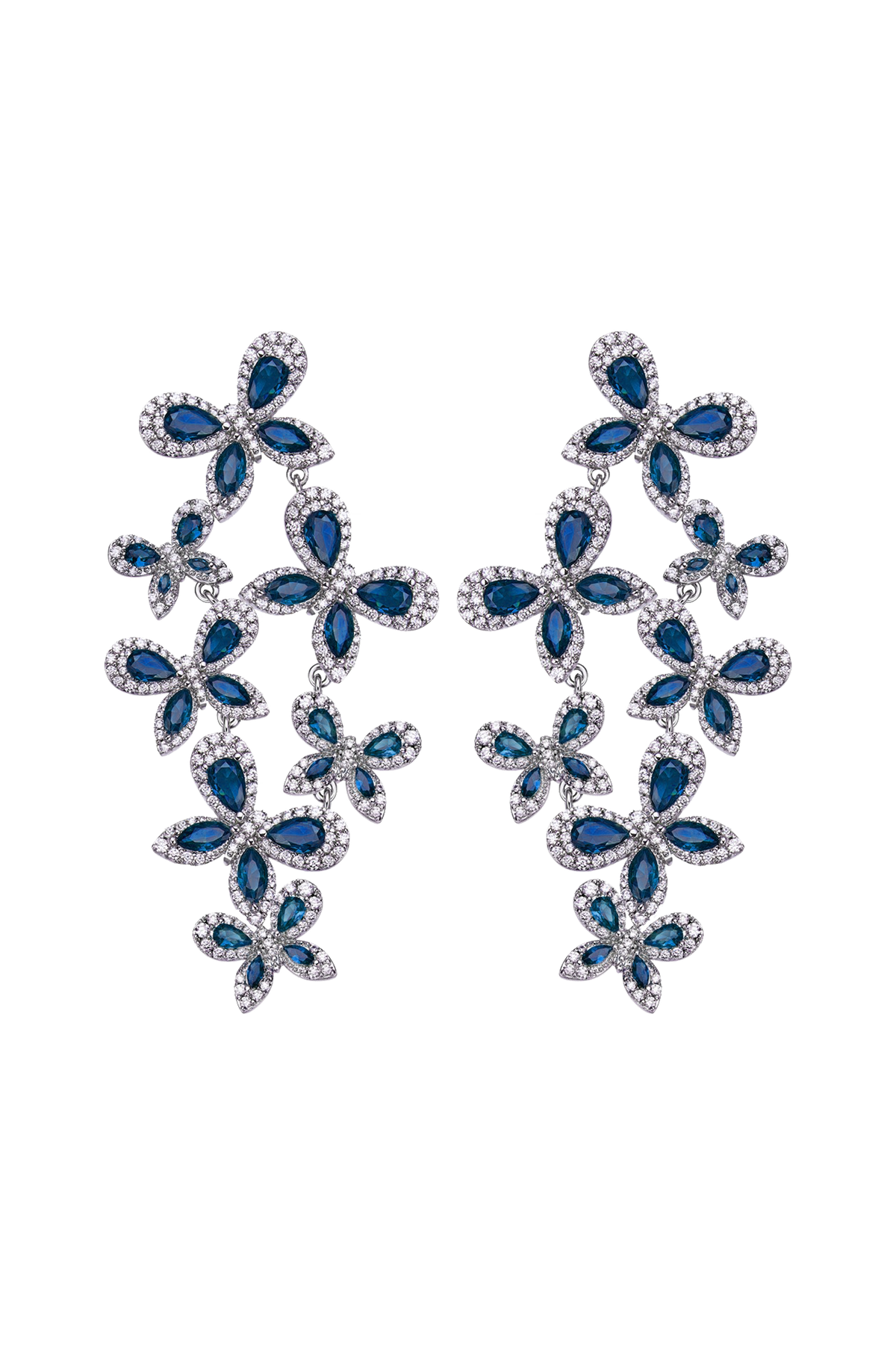 Butterfly Garden Earrings Silver
