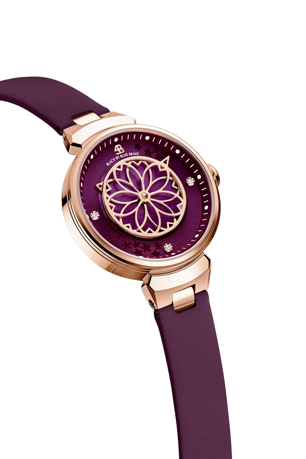 Cherry Blossom Classic Ruby Red Dial Rose Gold