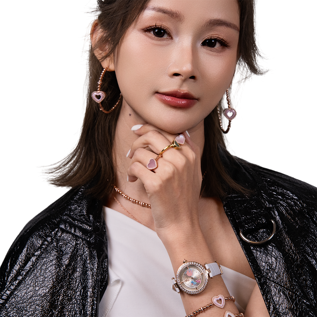 Cowherd and Weaver Girl 34mm White Dial Magpies Bridge Genuine Leather Strap Watch  (One Watch & One Free Bracelet)