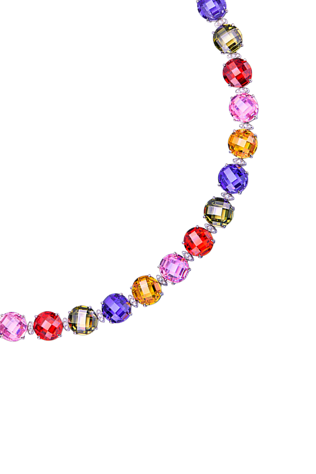 Love Wins Rainbow Necklace Gold