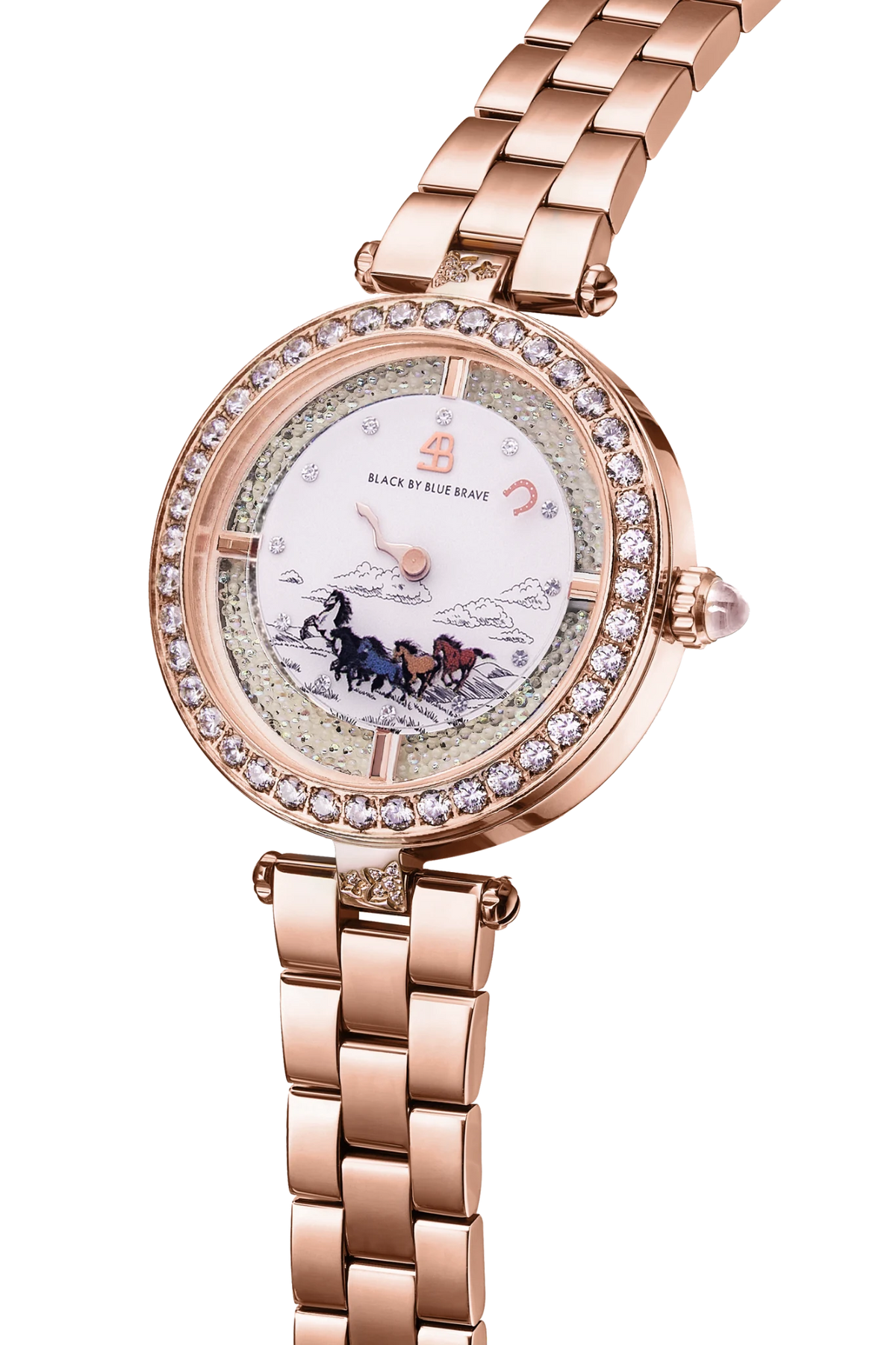 Orbita Horse Rose Gold Bracelet Watch