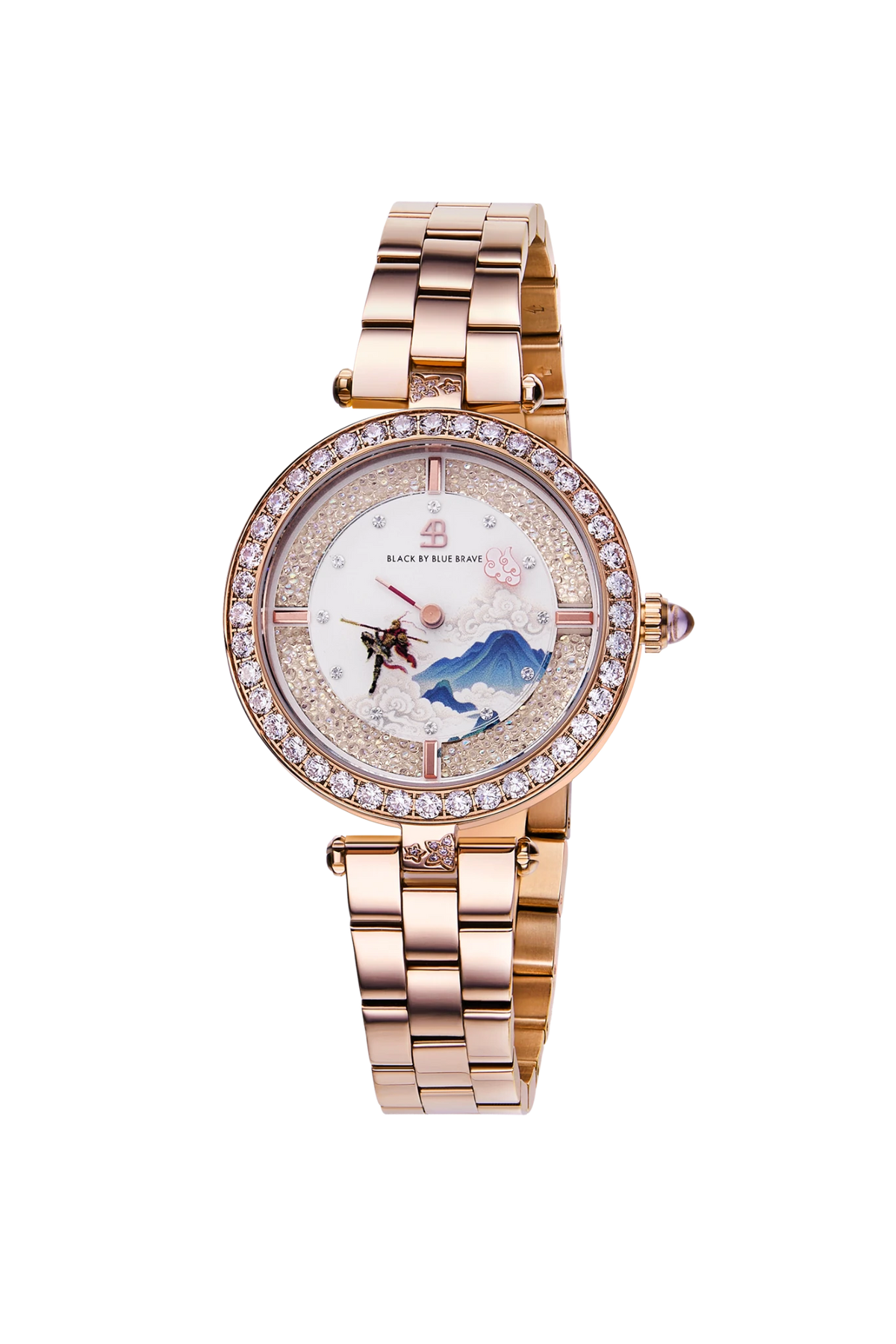 Orbita Monkey Rose Gold Bracelet Watch - BLACK BY BLUE BRAVE