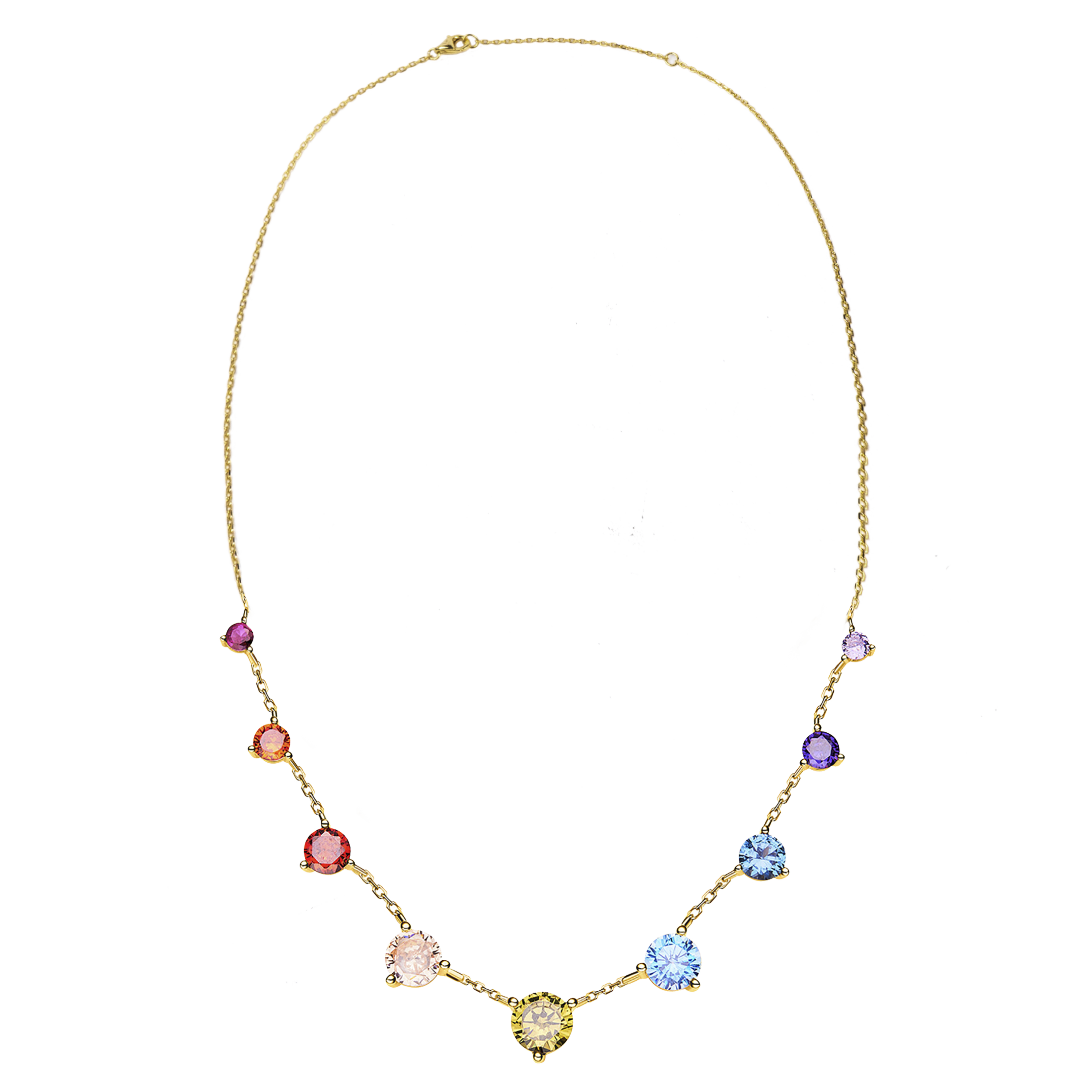 Love Wins Necklace Sterling Sliver Plating Gold 450mm