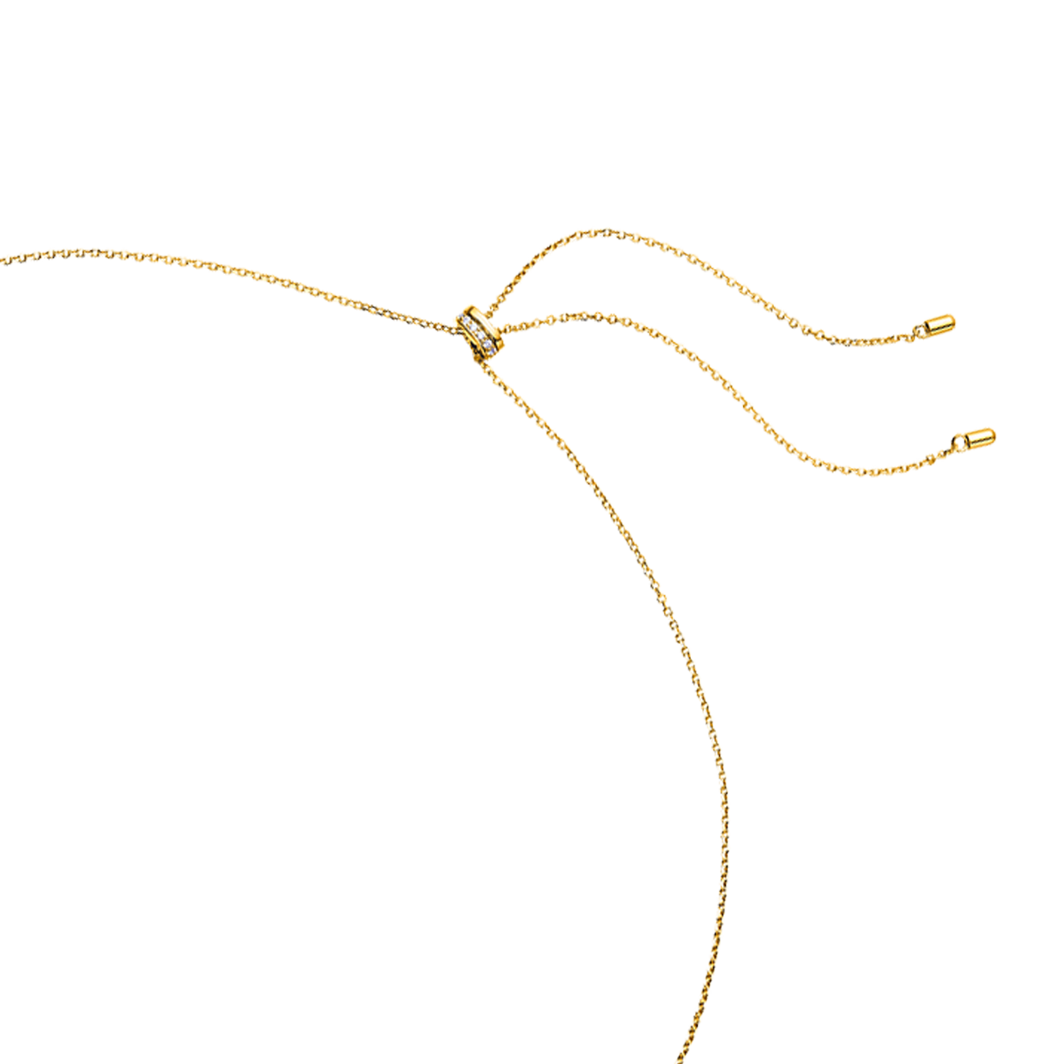 Love Wins Rainbow Zirconia Gold Adjustable Chain Necklace Sterling Sliver Gold Plated