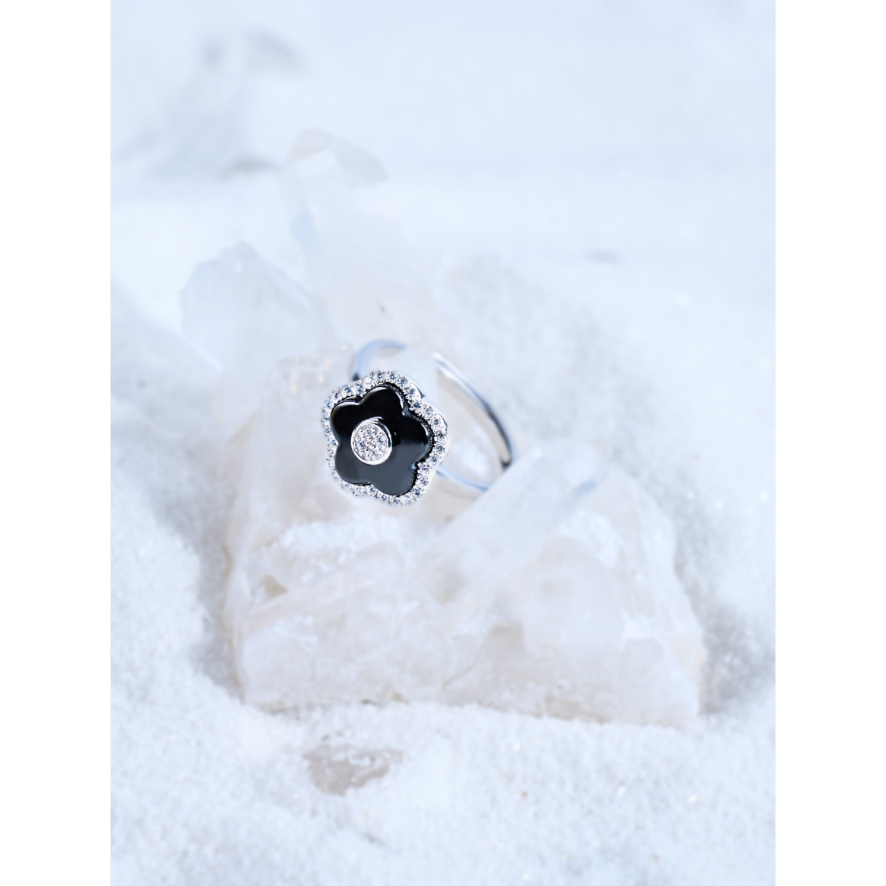 FLOWER CERAMIC RING