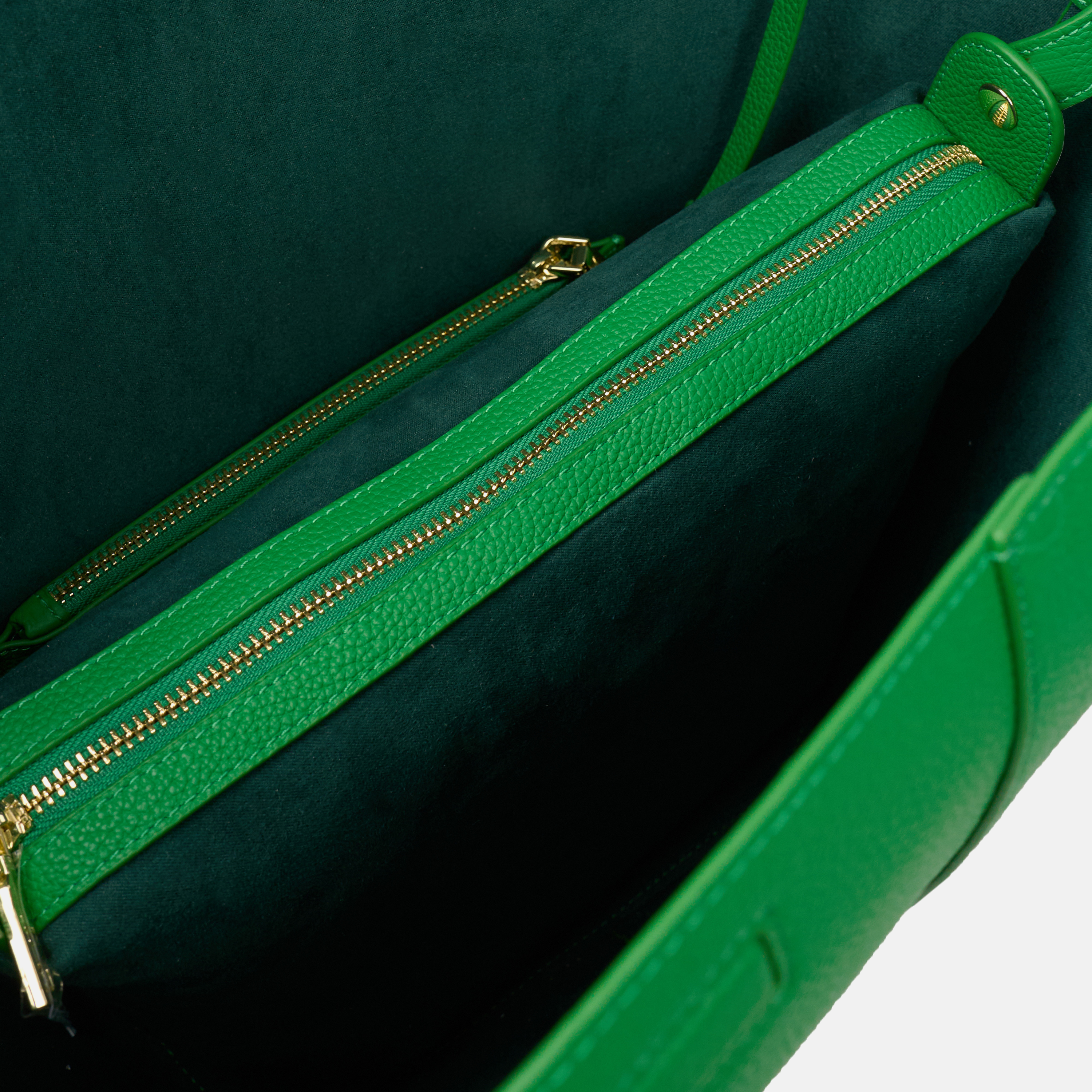 JEWEL 4B GREEN LEATHER HANDBAG