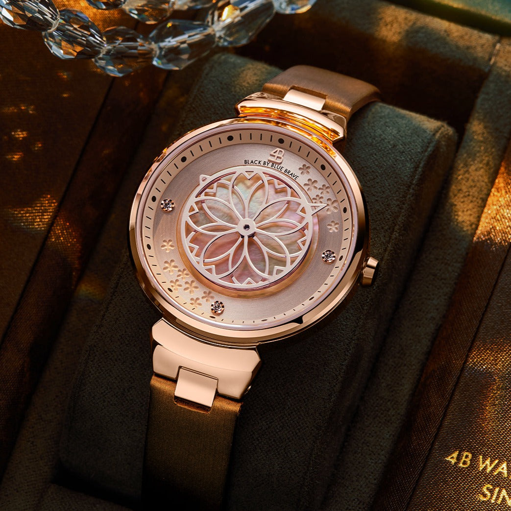 CHERRY BLOSSOM WATCH (CHAMPAGNE)