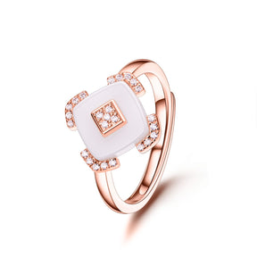 DIAMOND CERAMIC RING - BLACK BY BLUE BRAVE
