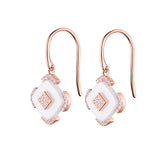 DIAMOND CERAMIC EARRINGS - BLACK BY BLUE BRAVE