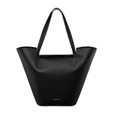 JEWEL BLACK LEATHER HANDBAG - BLACK BY BLUE BRAVE