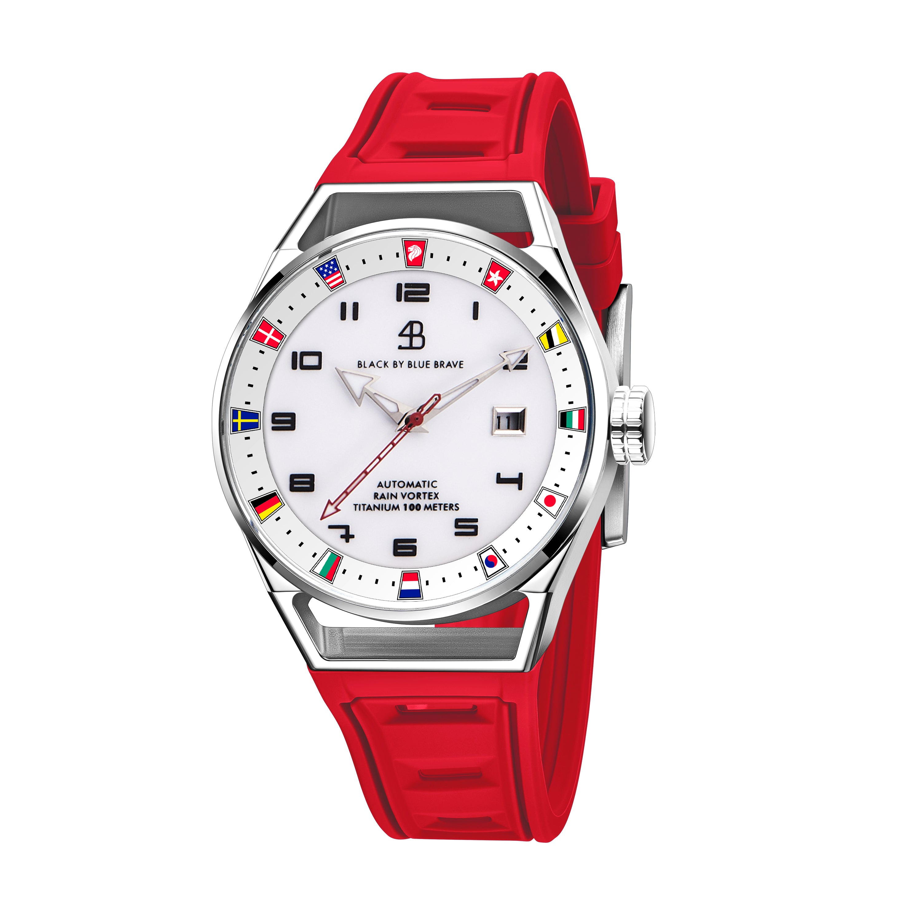 Red black clearance watch