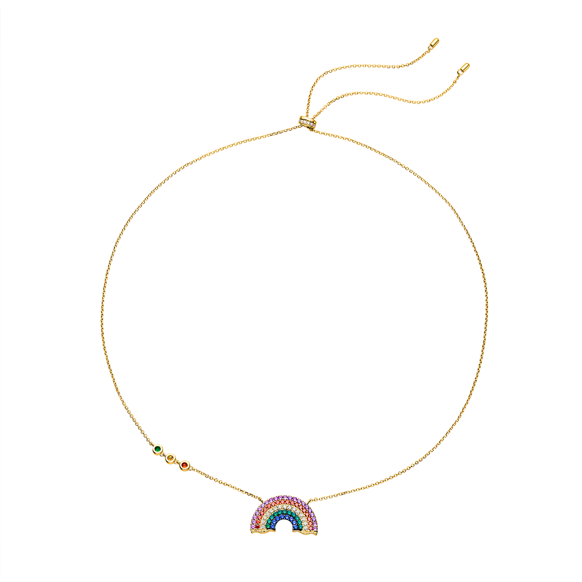 Rosegold Love Wins 2024 Watch with Rainbow Pendant