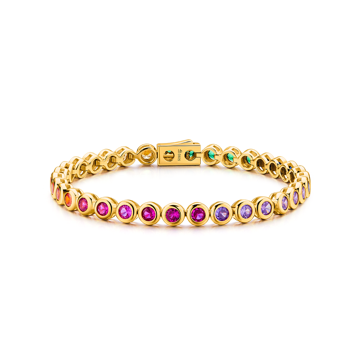 Love Wins 2024 Couple Watch and Jewellries (Radiant Bracelet & Rainbow Earrings)