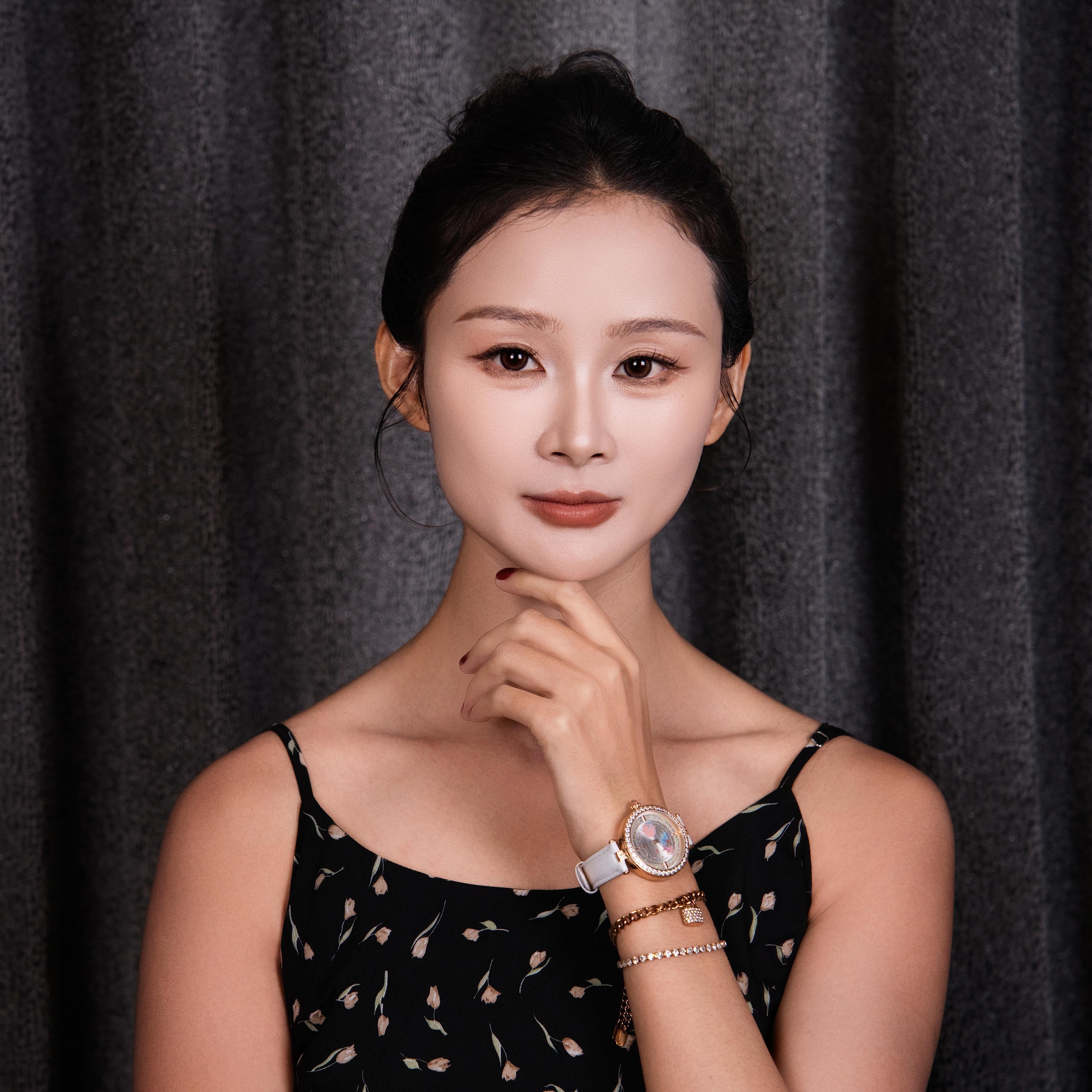 Cowherd and Weaver Girl 34mm White Dial Magpies Bridge Genuine Leather Strap Watch  (One Watch & Two Bracelet)