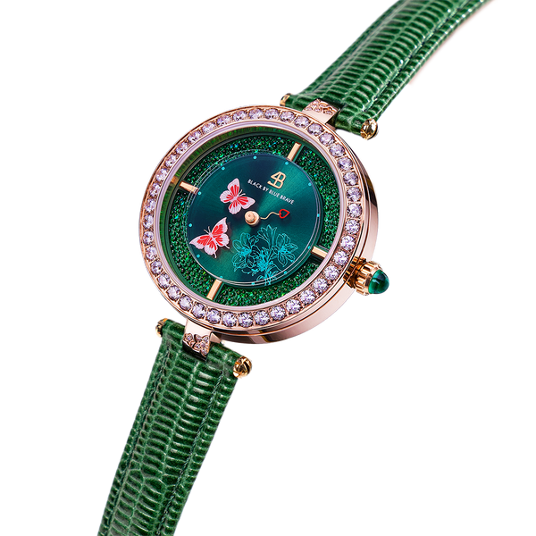 Babyhug Analog Watch With Butterfly & Floral Applique Free Size - Lavender main image 0