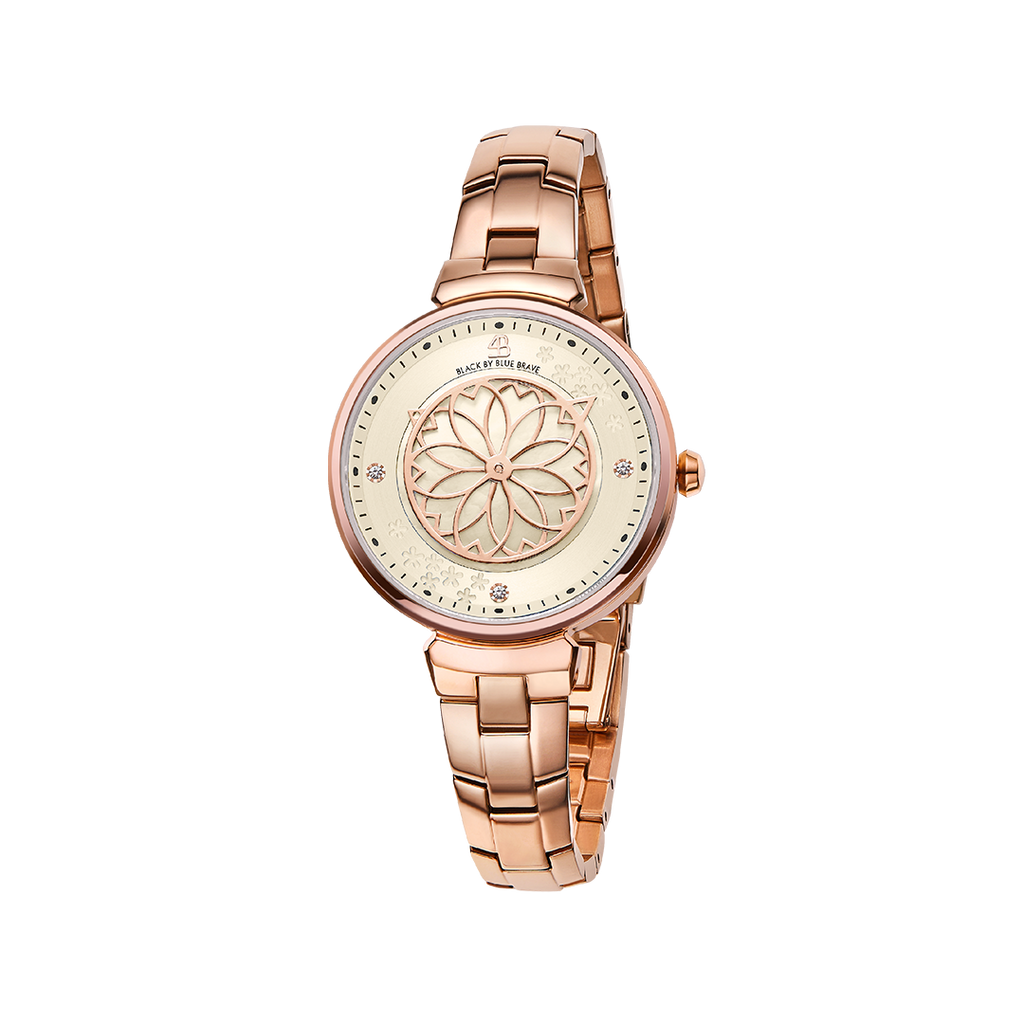 Cherry Blossom Watch | Sakura Petal Hand Rose Gold Bracelet