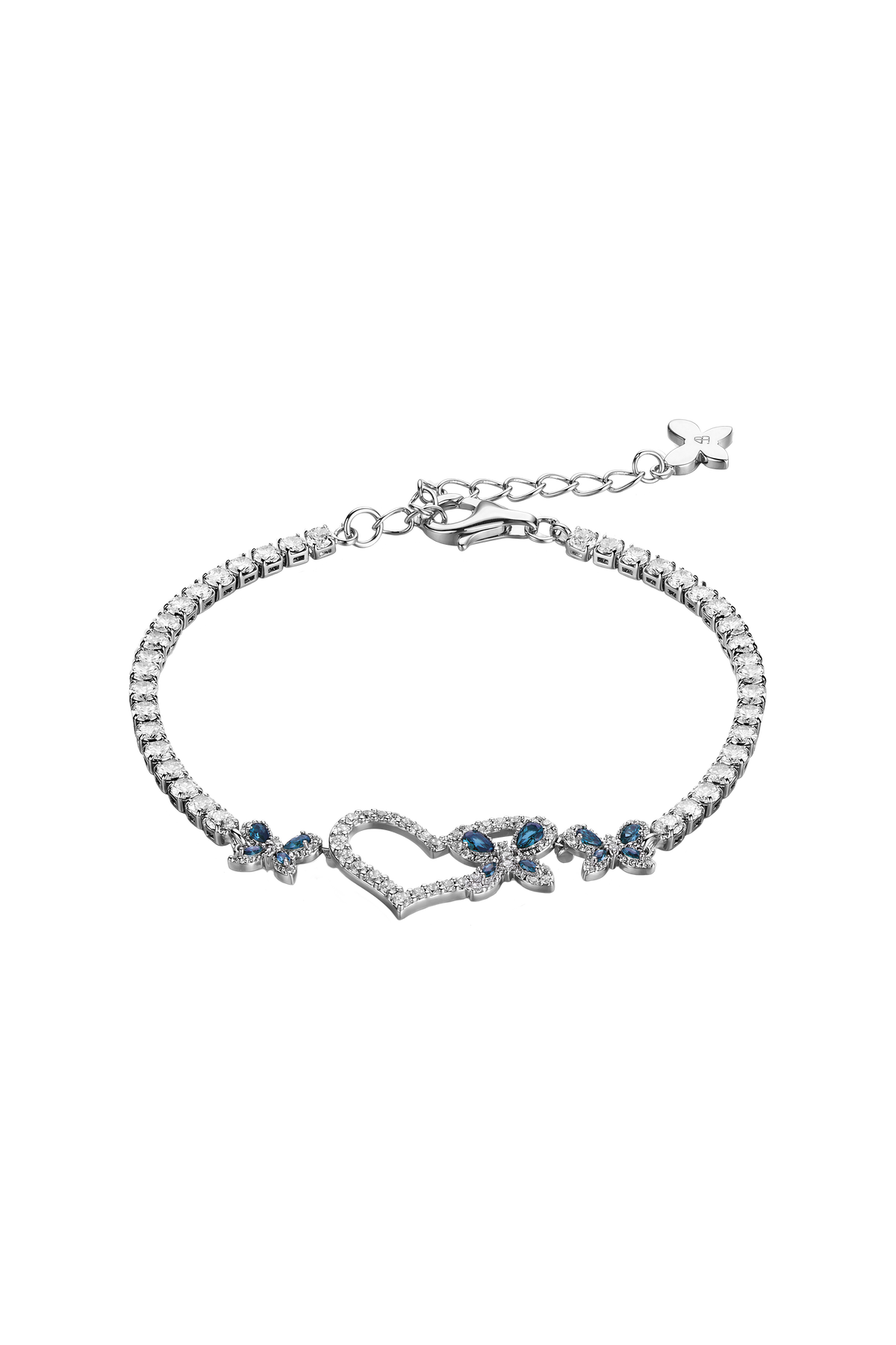 Butterfly Garden Bracelet Silver