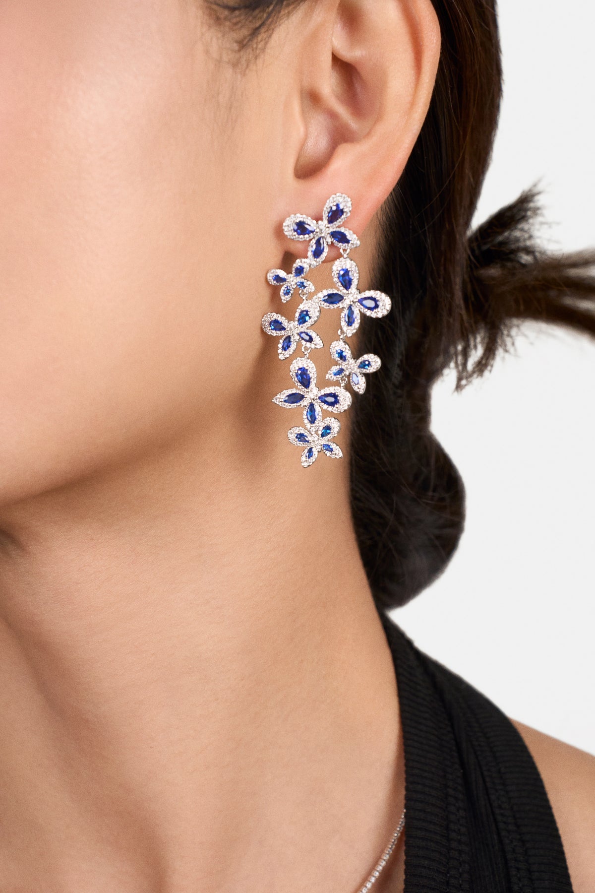 Butterfly Garden Earrings Silver