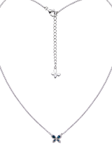Butterfly Garden Necklace Silver