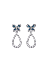 Butterfly Garden Earrings Silver