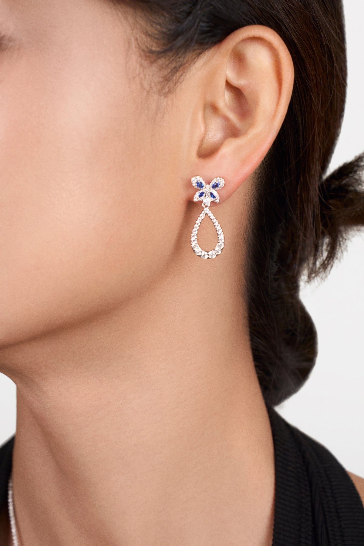 Butterfly Garden Earrings Silver