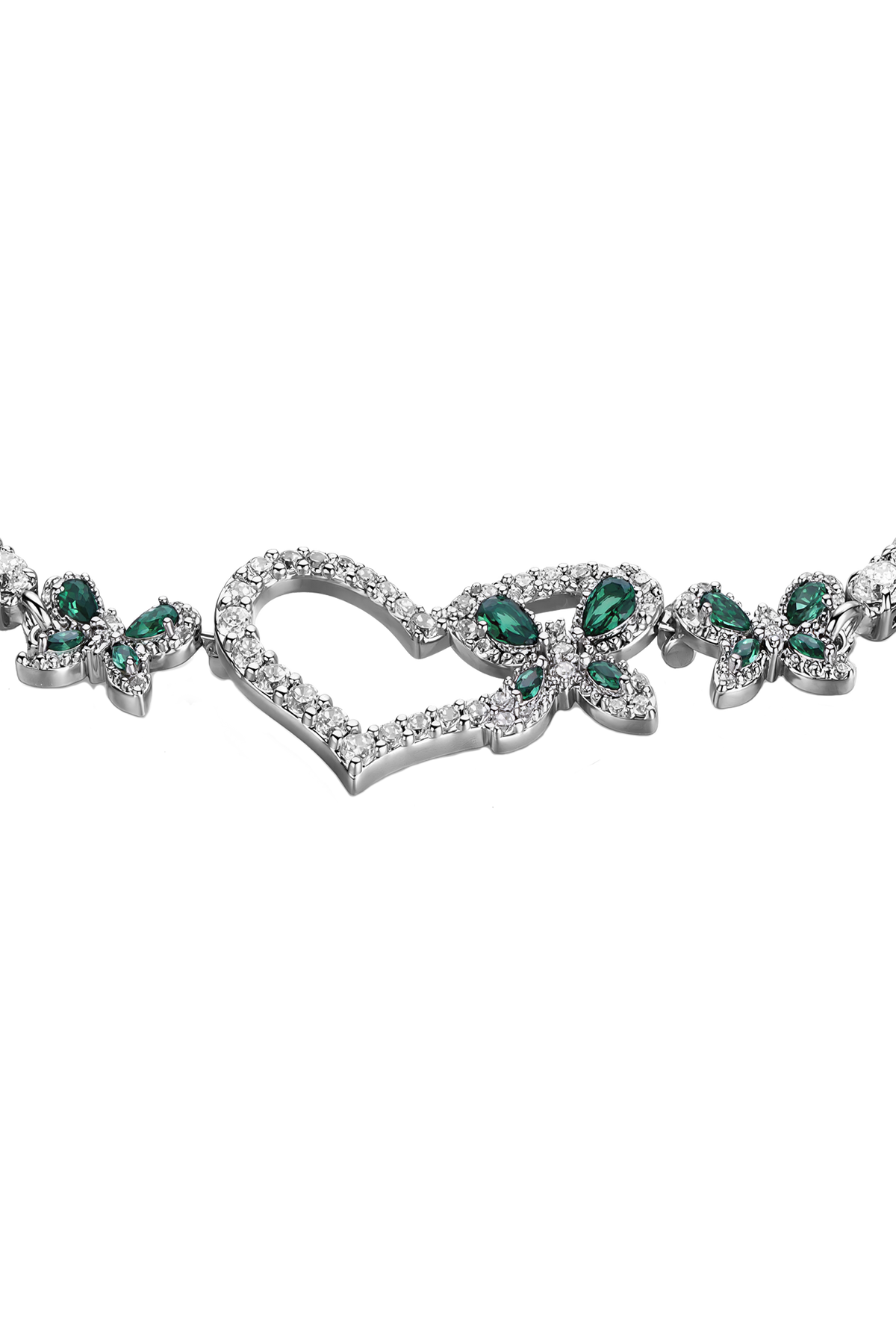 Butterfly Garden Bracelet Silver