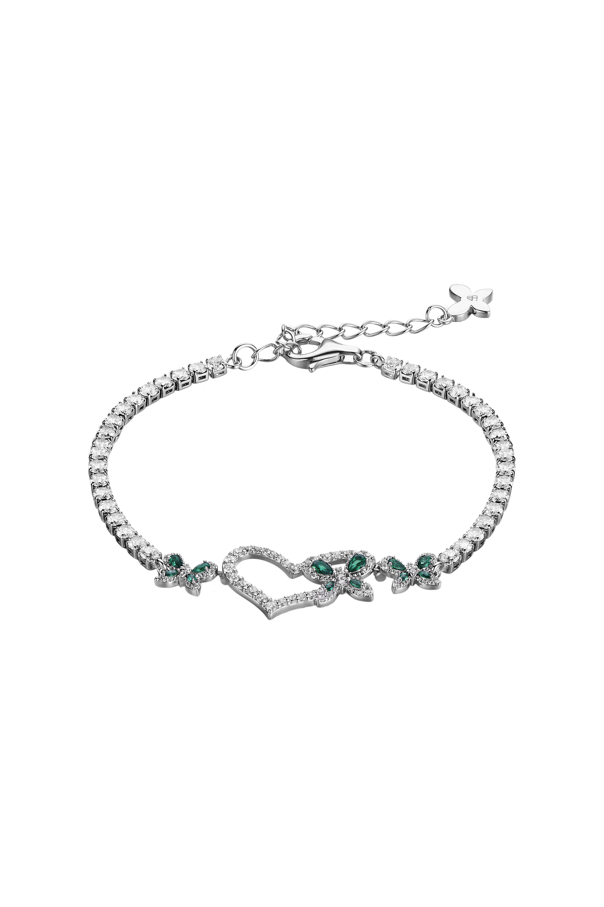 Butterfly Garden Bracelet Silver