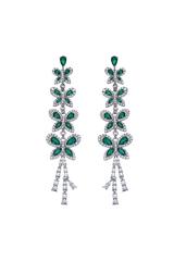 Butterfly Garden Earrings Silver