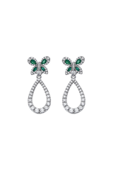 Butterfly Garden Earrings Silver