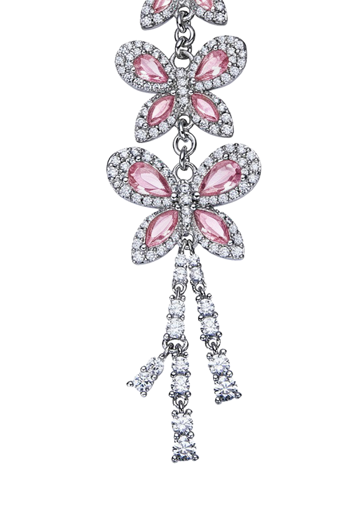 Butterfly Garden Earrings Silver