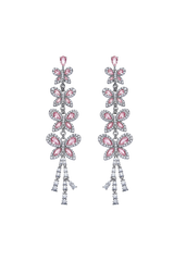 Butterfly Garden Earrings Silver
