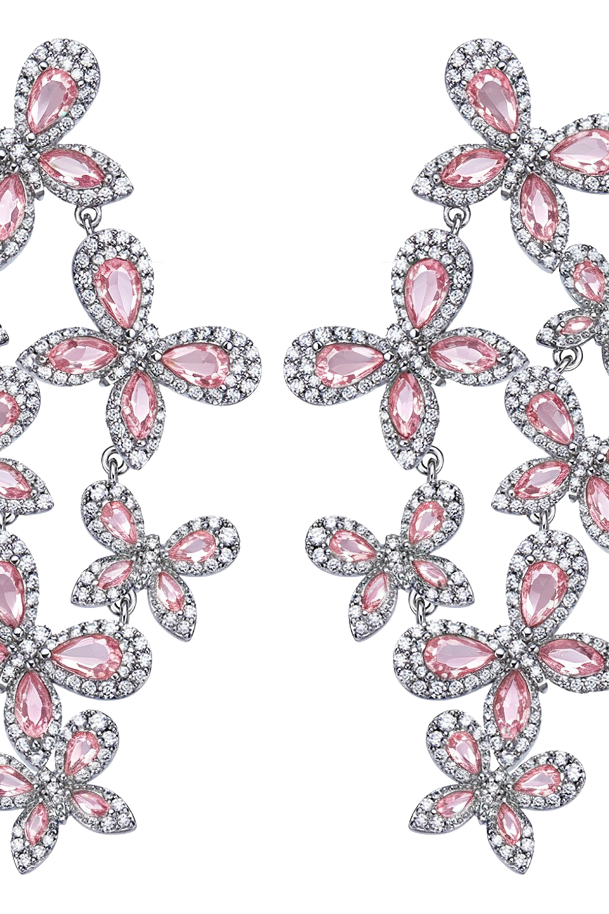 Butterfly Garden Earrings Silver