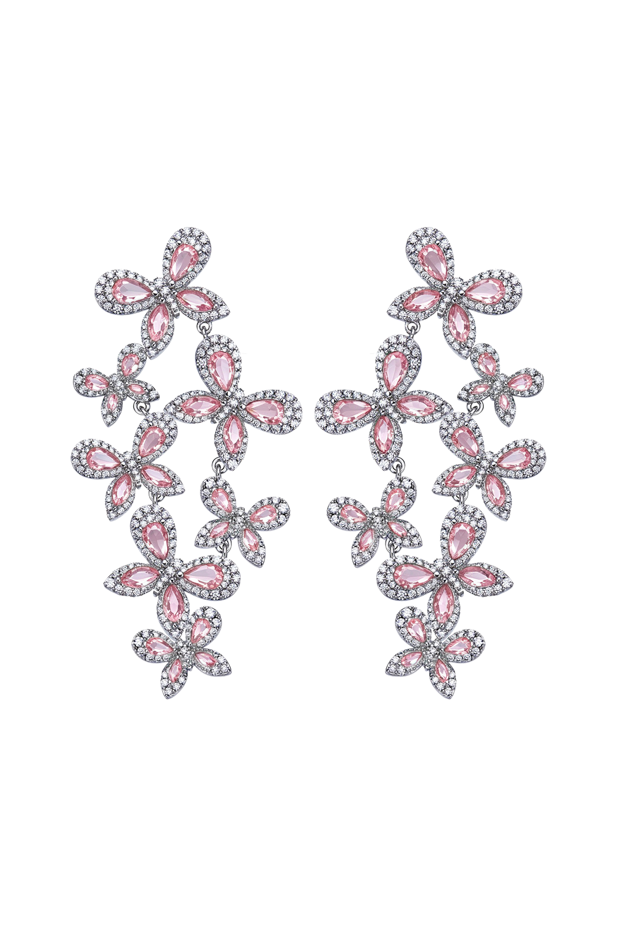 Butterfly Garden Earrings Silver