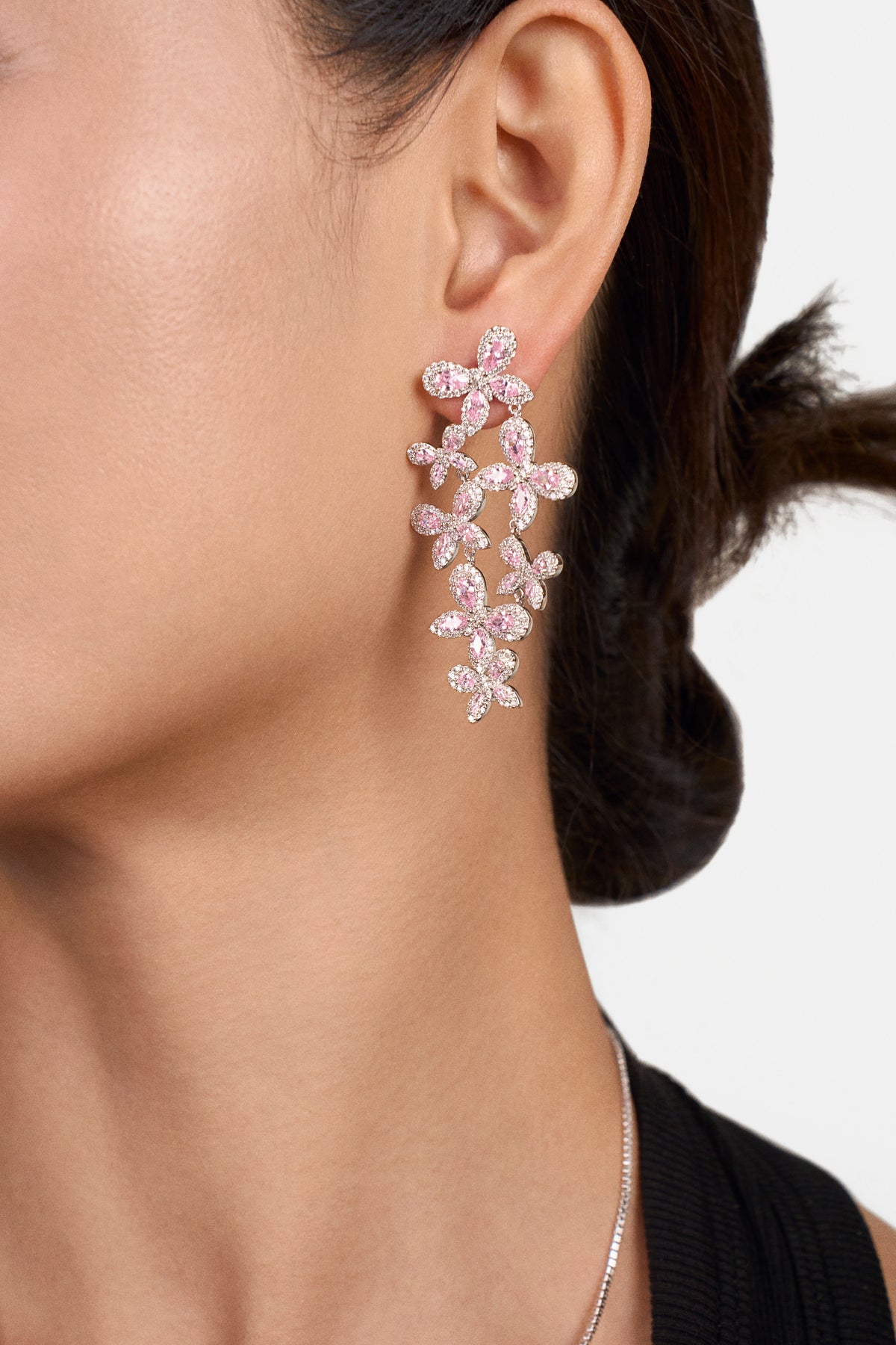 Butterfly Garden Earrings Silver