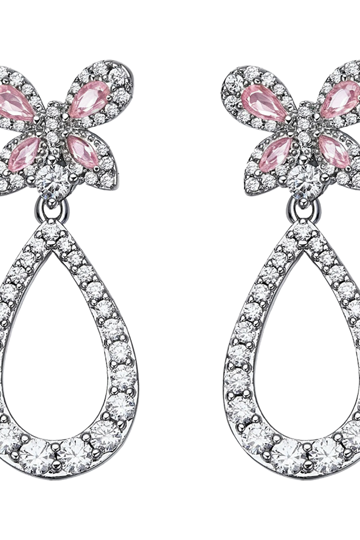 Butterfly Garden Earrings Silver