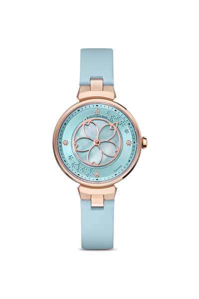 Cherry Blossom Watch | Sakura Petal Hand Leather Strap Watch | 4B