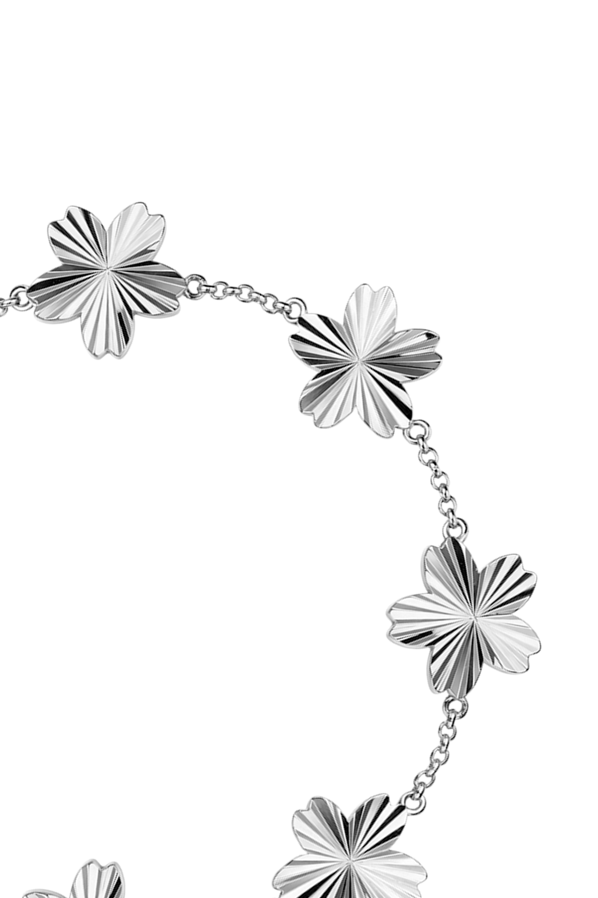 Cherry Blossom Gleam Bracelet Silver