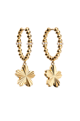 Kirschblüten-Glanz Sakura Gold Ohrringe (18 Karat vergoldet)