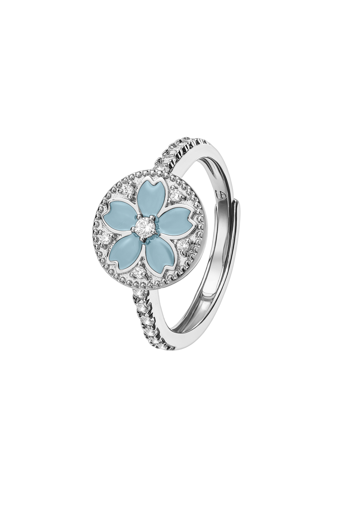 Cherry Blossom Symphony Ring Silver