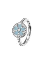 Cherry Blossom Symphony Ring Silver