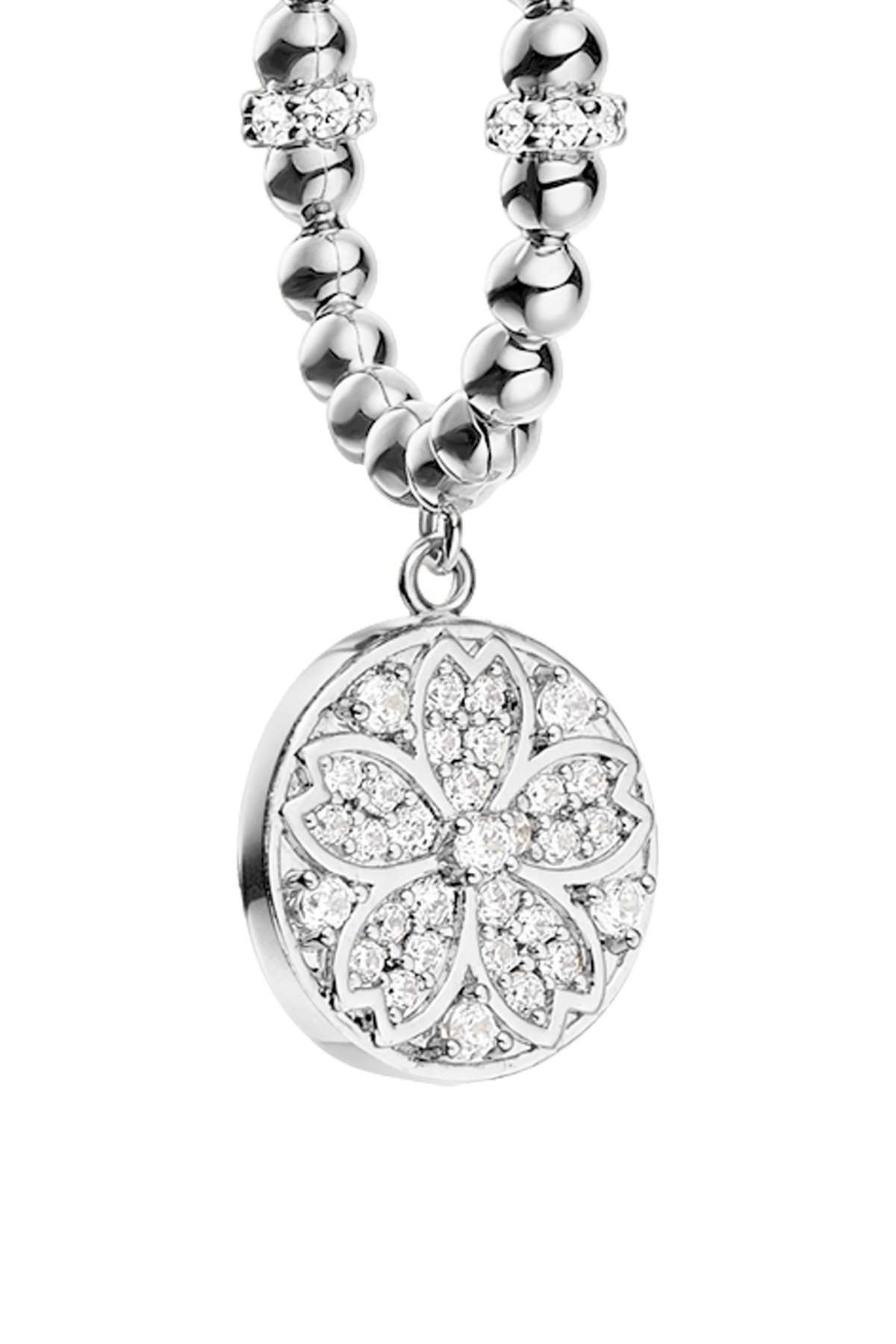 Cherry Blossom Symphony Earrings Silver