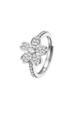Cherry Blossom Symphony Ring Silver