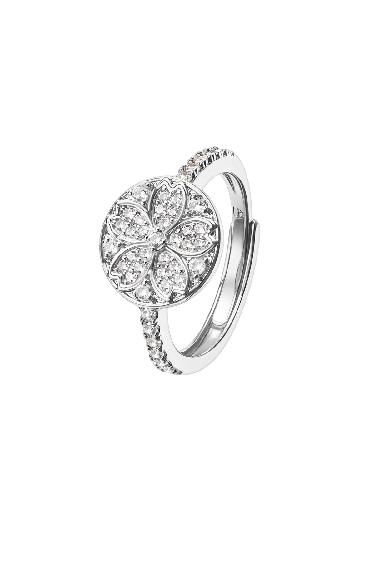 Cherry Blossom Symphony Ring Silver