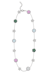 Cherry Blossom Symphony necklace Silver